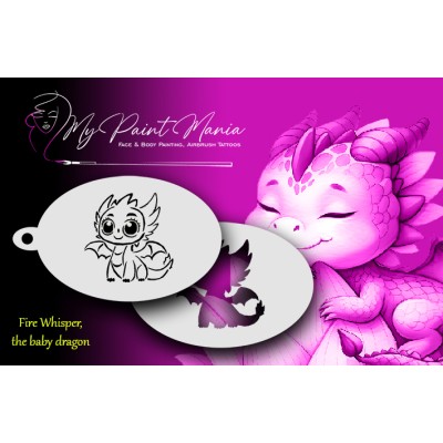 My Paint Mania Fire Whisper, the baby dragon